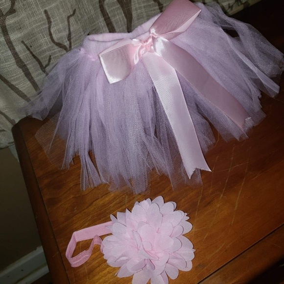 Other - infant tutu with matching bow